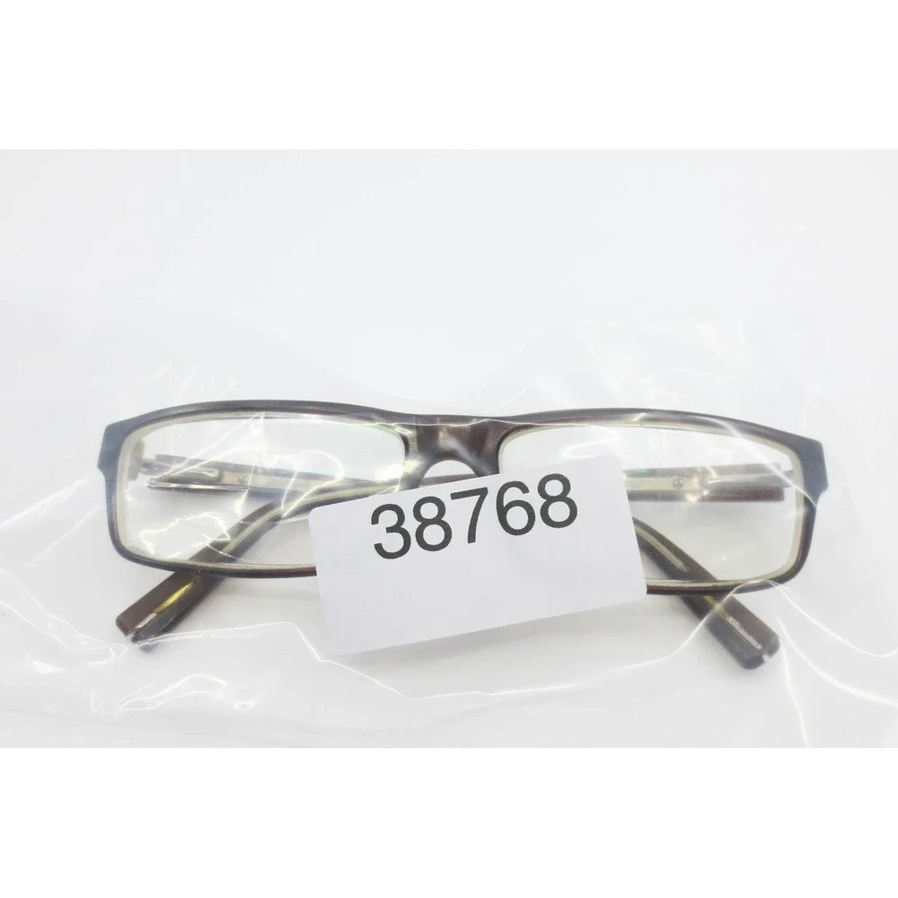 Hugo Boss 0104 OGF Brown Rectangular Eyeglasses Frames 52-16-135 Mens Womens
